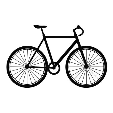 Beyaz arkaplanda Bisiklet Vektörü Sanatı & İllüstrasyonu