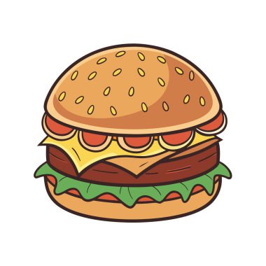 Beyaz arkaplanda Bueger vektör Tasarımı