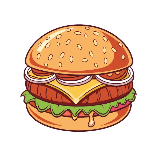 Beyaz arkaplanda Bueger vektör Tasarımı