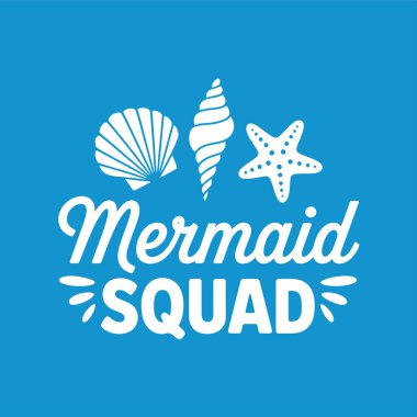 Denizkızı SQUAD Vektör Sanatı & İllüstrasyon