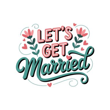 Gelin ve Damat Vektörü T-Shirt Tasarım Sanatı & Çizimi