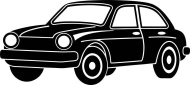 Araba siluet vektörü Art & Illustration