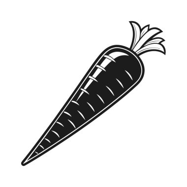 Beyaz zemin üzerinde havuç vektör tasarımı, havuç vektörü Art & Illustration