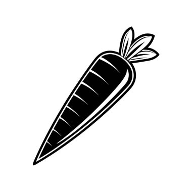 Beyaz zemin üzerinde havuç vektör tasarımı, havuç vektörü Art & Illustration