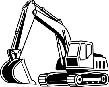 Yapı Kazıcı Silüeti Sanat & İllüstrasyonu