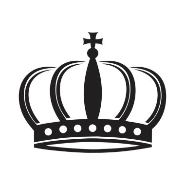 Zarif Crown Siluet Sanat ve Görüntü