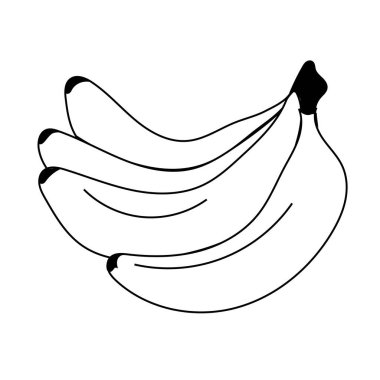 Bu muz vektör çizgisinin basitliğini keşfedin, taze meyvenin özünü temiz ve minimalist bir tarzda yakalayın. Muz estetiğine odaklı doğal bir temas arayan projeler için idealdir..