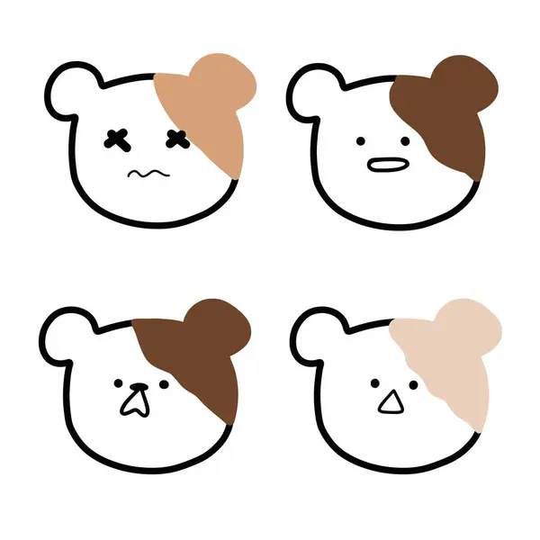 Hamster Vektörü: 124; Şirin Çizgi Sanat Tarihi: 124; Minimalist Tasarım