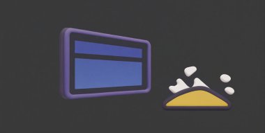 Gallery Icons Against Dark Background