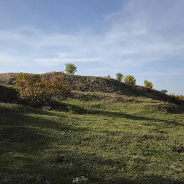 İsrail 'in kuzeyinde güzel bir kır manzarası.