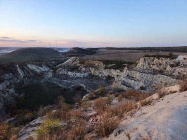 Antik kalenin manzarası.