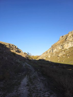 Dağların güzel manzarası