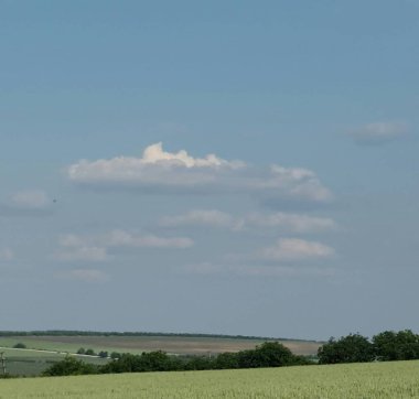 Arazinin ve gökyüzünün manzarası