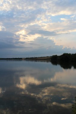 Akşam Volga Nehri, Rusya 'da