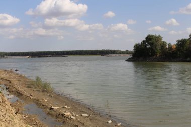 Kırsal bölgedeki nehir kıyısında.