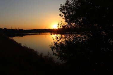 Akşamları güzel gün batımı