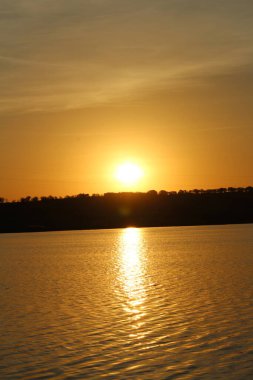 Gün batımının güzel manzarası