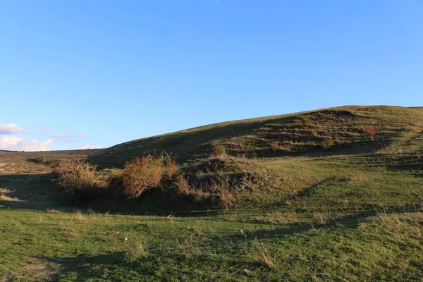 Yamaçta sonbahar manzarası