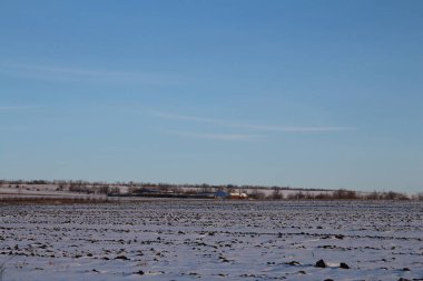 Rusya 'da kış manzarası