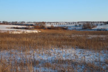 Kışın güzel bir manzara