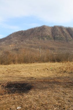 Küçük bir dağ köyü.