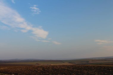 Dağlarda güzel bir gün batımı