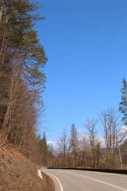 Dağların güzel manzarası