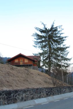 Dağların güzel manzarası