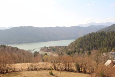 Ormandaki dağların havadan görünüşü