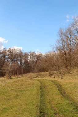 Nisan 'da bahar manzarası