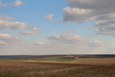 Yeşil çimlerin manzarası