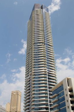 Dubai, uae - 16 Aralık: Dubai marinasında gökdelenler, uae, 16 Aralık 'ta görüldüğü gibi