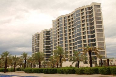 Barselona şehrinin manzarası