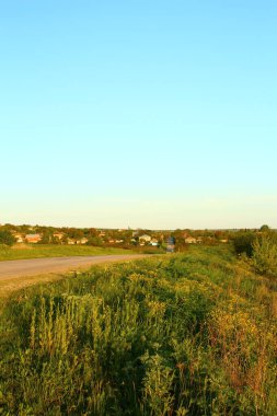 Dağlarda güzel bir gün batımı