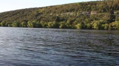 Nehir ve ormanlı güzel bir manzara.