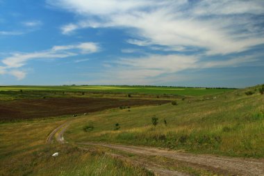 Dağların güzel manzarası