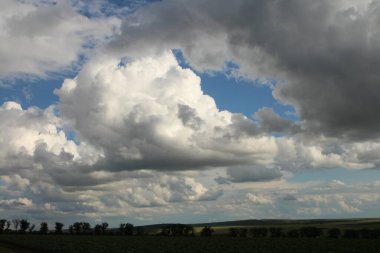 Güzel gökyüzü ve bulutlar