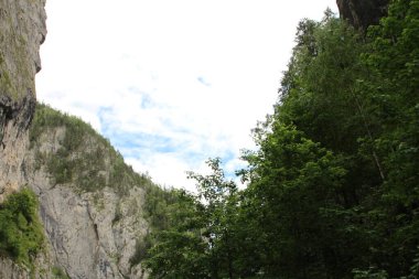 İsviçre Alplerindeki İsviçre Alpleri 'nin dağ manzarası