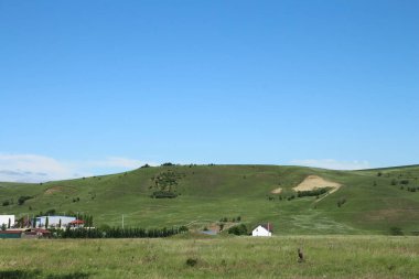 Dağların güzel manzarası