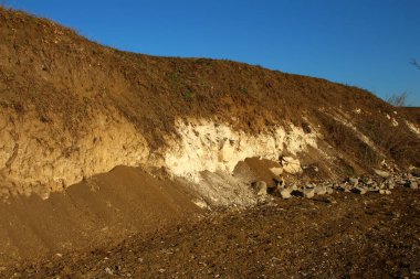Çöldeki kum tepeleri