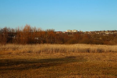 Sonbahar çayırlarının manzarası
