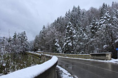 İtalyan Alpleri'nde kış