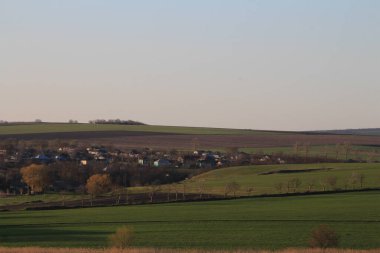 kırsal kırsal kesimde bahar zamanı.