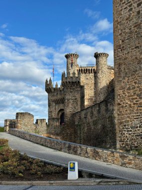 İspanya 'nın Barselona şehrindeki şato.