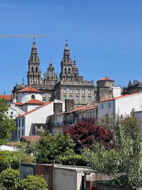 Porto, Portekiz, 10 / 2 / 2 0 21. eski Porto şehrinin şehir merkezi manzarası.