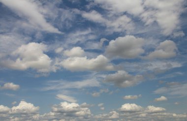 Bulutlu güzel gökyüzü