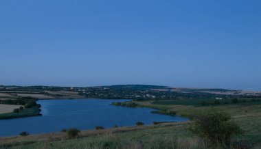 Köyün güzel yaz manzarası.