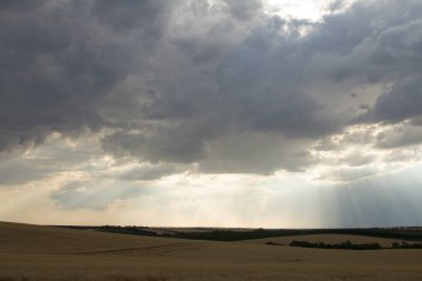 storm in the countryside