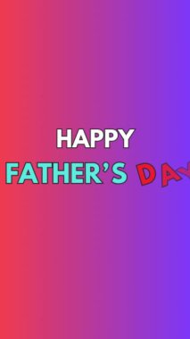 Babalar Günü 'nüz kutlu olsun. Renkli bir geçmiş. Babalar Günü 'nüz kutlu olsun ve Babalar Günü' nüz kutlu olsun. Dünyayı kutlayın. Mutlu genç aile, babalık ve çocukluk kavramı