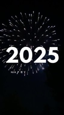 2025 yeni yıl, 2025 tipografi, 2025 yıl, animasyon, geçmiş, kutlama, kutlama, neşeli, konsept, olay, altın, selamlama, mutluluk, mutlu, mutlu yeni yıl, tatil